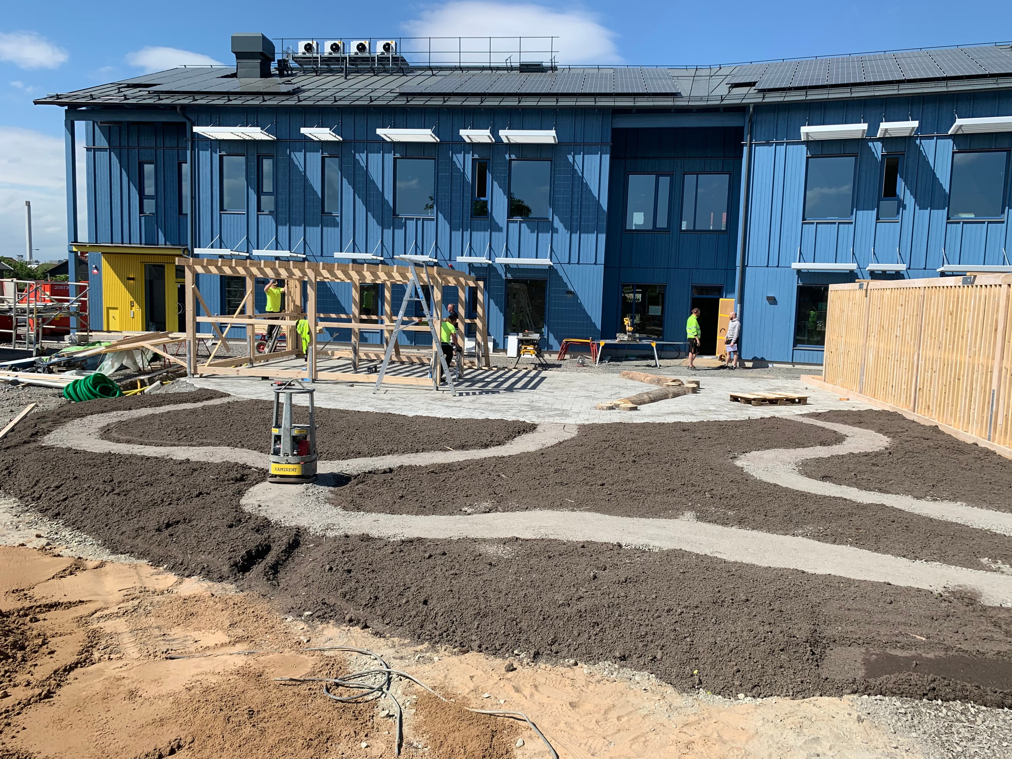 Groundwork excavation site